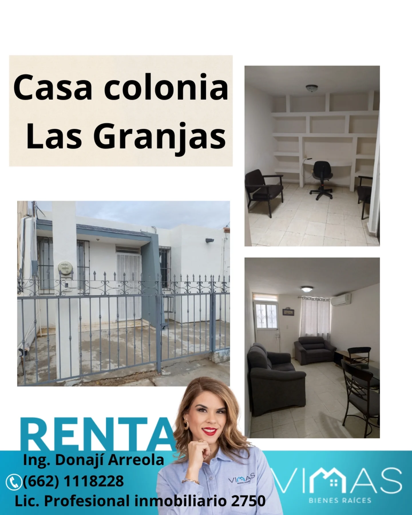 Casa en renta colonia Las Granjas Hermosillo Sonora – Vimas Bienes Raíces