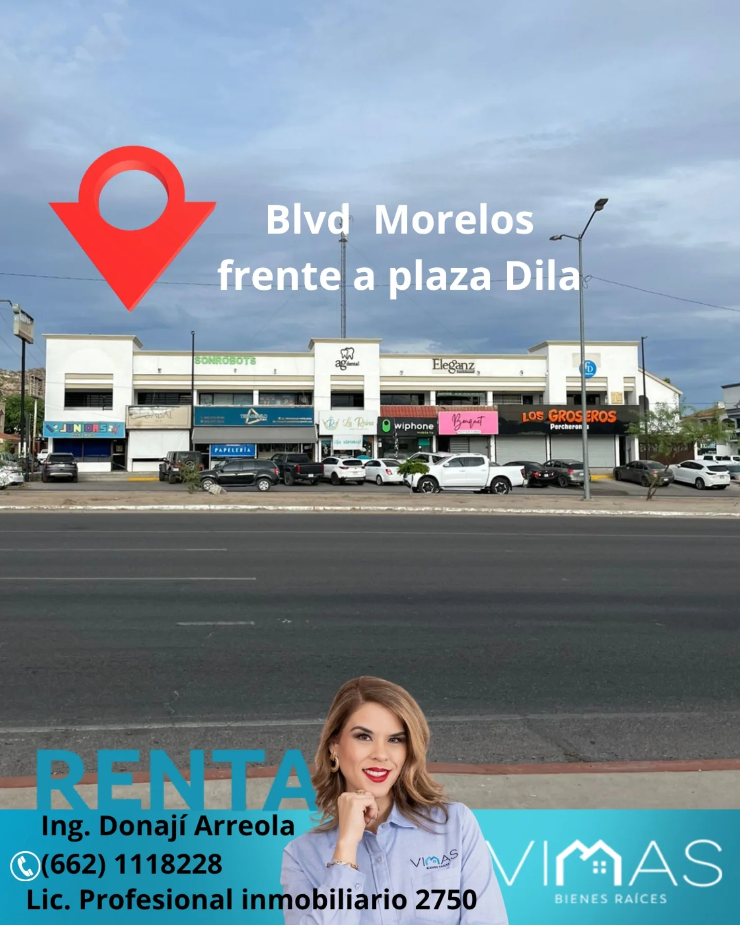 Local comercial en renta Blvd Morelos Hermosillo Sonora – Vimas Bienes Raíces